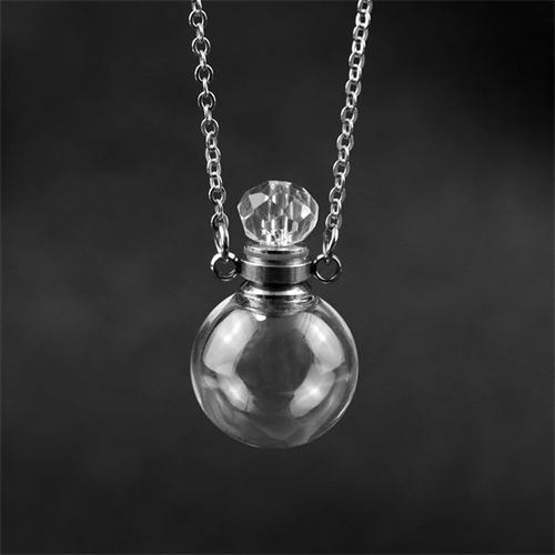 16MM Glass Ball Pendant Necklace
