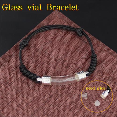 Glass Vial Bracelets (8MM Curve Vial)